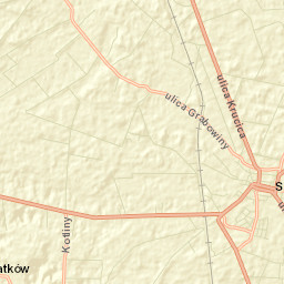 Szadek Street Map