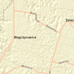 Żelechlinek Street Map
