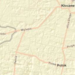Kłoczew Street Map