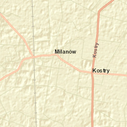 Milanów Street Map