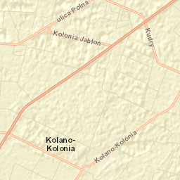 Jabłoń Street Map