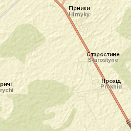 Ratnivs’kyy Rayon Street Map