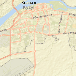 Kyzyl Street Map