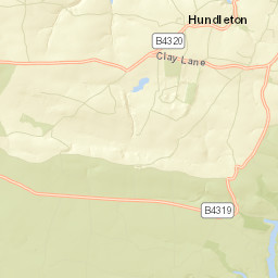 Hundleton Street Map