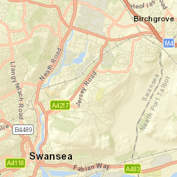 Swansea Street Map