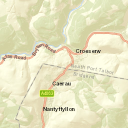 Croeserw Street Map