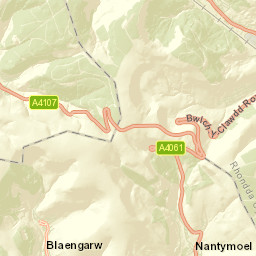 27 Waun Fach Terrace, Nant-y-moel Street Map