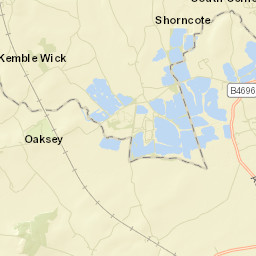 Unnamed Road, Malmesbury, Wiltshire SN16 Street Map