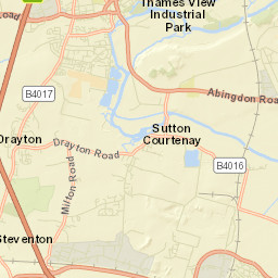 The Green, Sutton Courtenay, Oxfordshire  Street Map