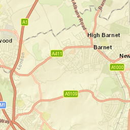 Barnet Street Map
