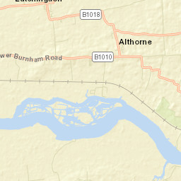 Latchingdon and Snoreham Street Map