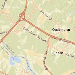 Fijnaart Street Map
