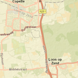 Loon op Zand Street Map