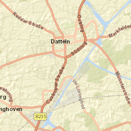 Datteln Street Map