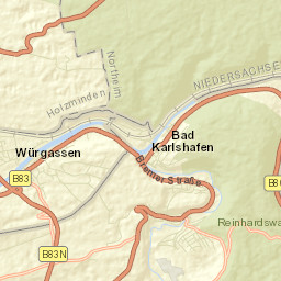Bad Karlshafen Street Map