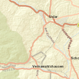 Uslar Street Map