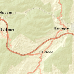Hardegsen Street Map