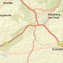 Hörden Street Map