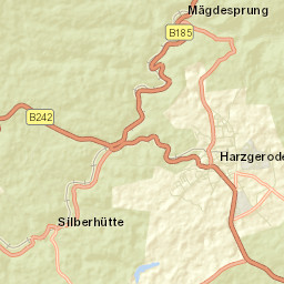 Harzgerode Street Map