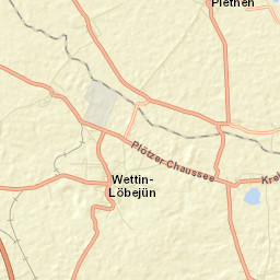 Löbejün Street Map