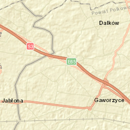 Gaworzyce Street Map