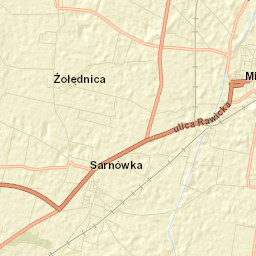 Miejska Górka Street Map