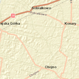 Konary Street Map