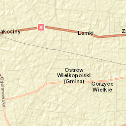 Gorzyce Wielkie Street Map