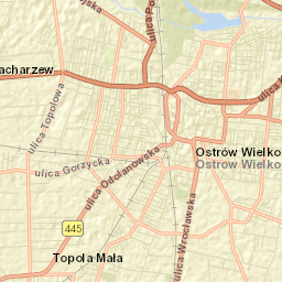 Ostrów Wielkopolski Street Map