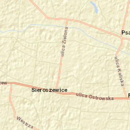 Sieroszewice Street Map