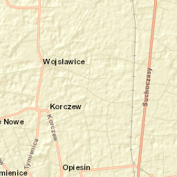 Powiat zduńskowolski Street Map