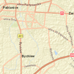 Pabianice Street Map