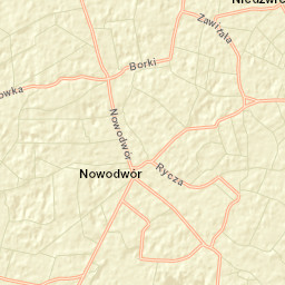 Nowodwór Street Map