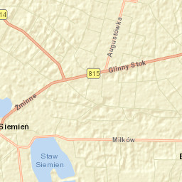 Siemień Street Map
