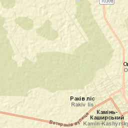 Kamin-Kashyrskyi Street Map