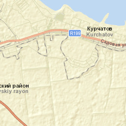 Kurchatov Street Map