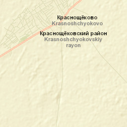 Krasnoshchekovo Street Map