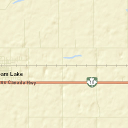 Foam Lake Street Map