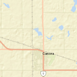 Canora Street Map