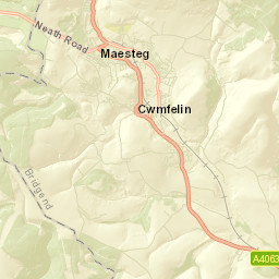 25 Talbot Street, Maesteg, Bridgend CF34 Street Map