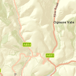 Ogmore Vale Street Map