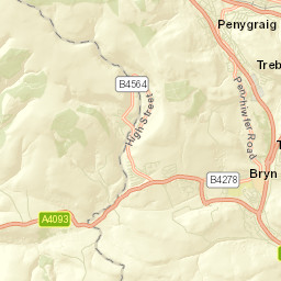 Gilfach Goch Street Map