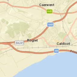 Caldicot Street Map