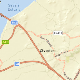 Olveston Street Map