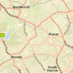 Pinner Street Map