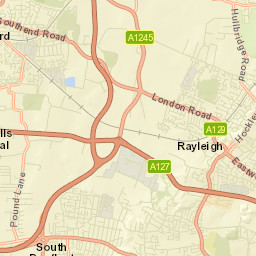 Rayleigh Street Map