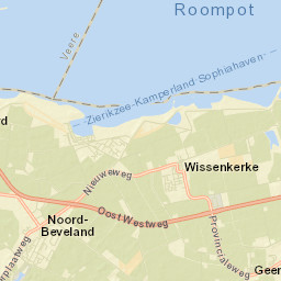 Wissenkerke Street Map