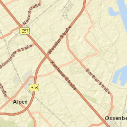 Alpen Street Map