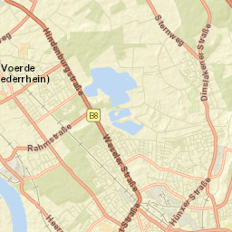 Voerde Street Map