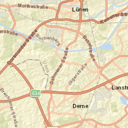 Lünen Street Map